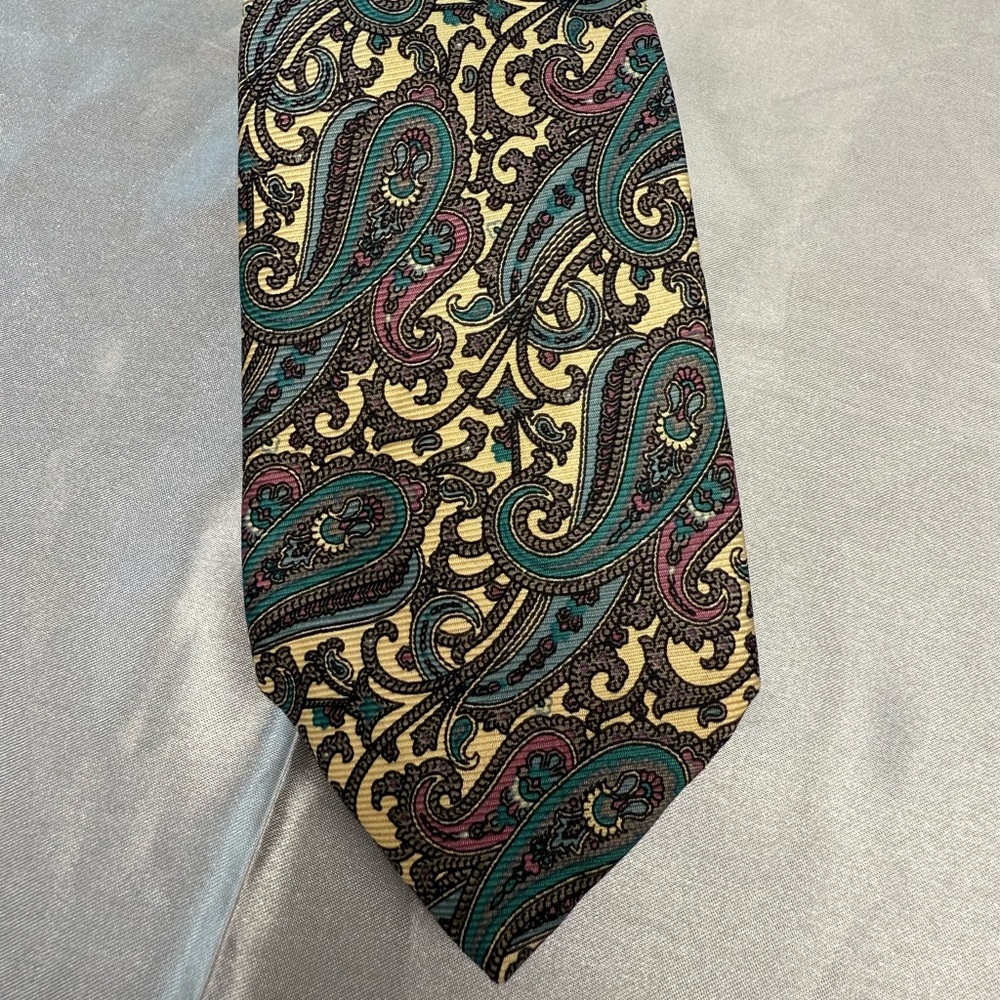 Briar Vintage Men’s Multicolor Paisley Neck Tie